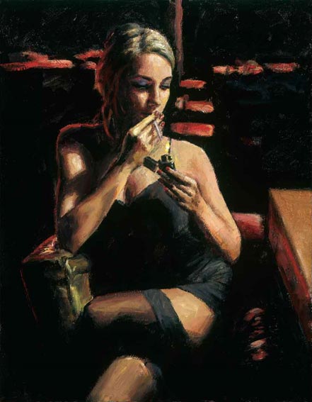 fabian perez monika at night club ii