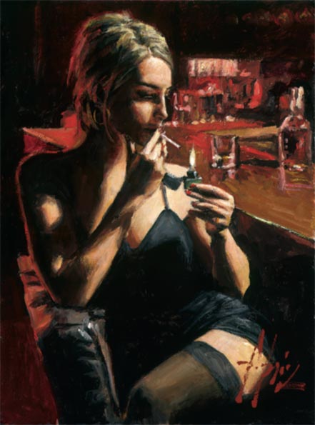 fabian perez monika at night club