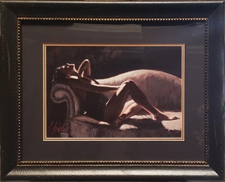 fabian perez paola on couch