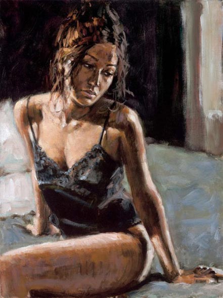fabian perez renee on bed iii