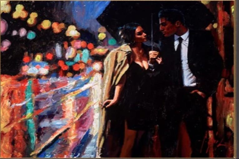 fabian perez romance in the city