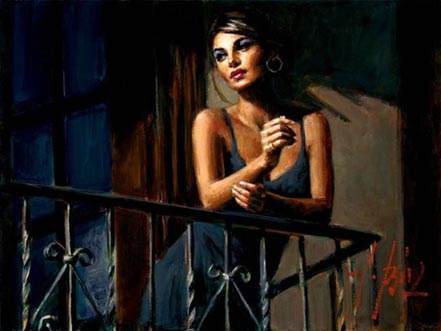 fabian perez saba at the balcony vii