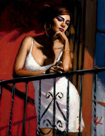 fabian perez saba at the balcony xiv at the red wall