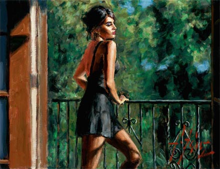 fabian perez saba in the sun