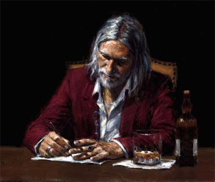 fabian perez self portrait iii