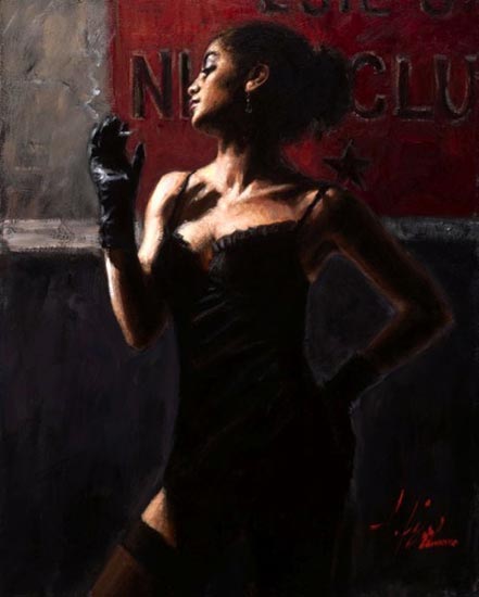fabian perez sensual touch in the dark ii