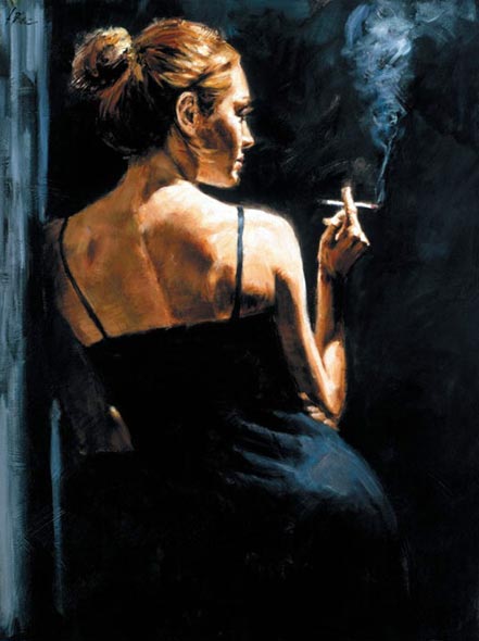 fabian perez sensual touch in the dark