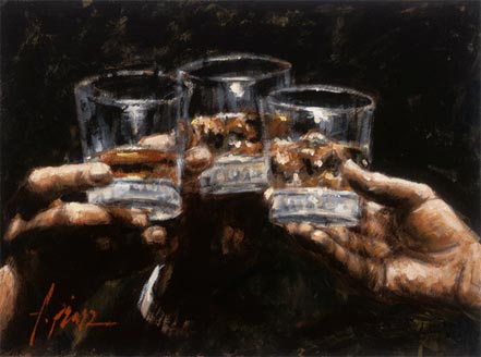 fabian perez study for whiskey