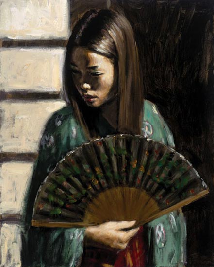fabian perez study japanese girl iii
