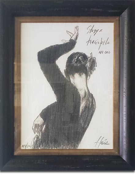 fabian perez study terciopelo negro