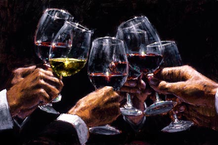 fabian perez white and red ii Fabian Perez Paintings