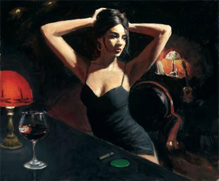 fabian perez yelena with tiffany