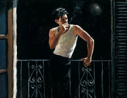 fabian perez cool breeze and cigarette