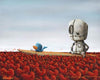 fabio napoleoni the right one will come along metal art print