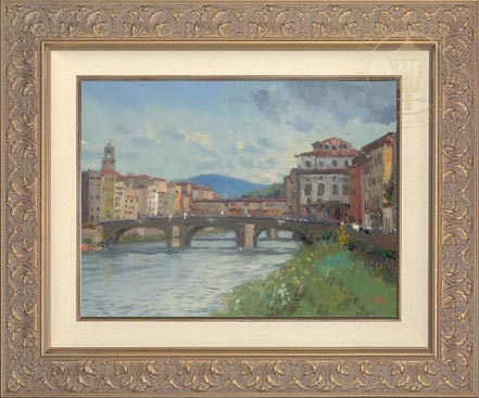 Florence, River Alba, by Thomas Kinkade
