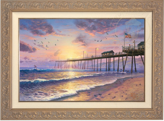 Footprints in the Sand, by Thomas Kinkade