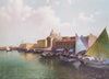 Venezia, Chiesa Original Oil Painting by G. Pratillo