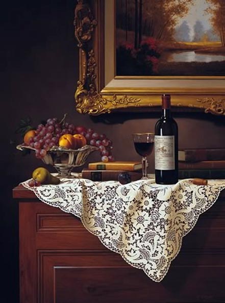 rino gonzlaez fruits and a glass of pomerol