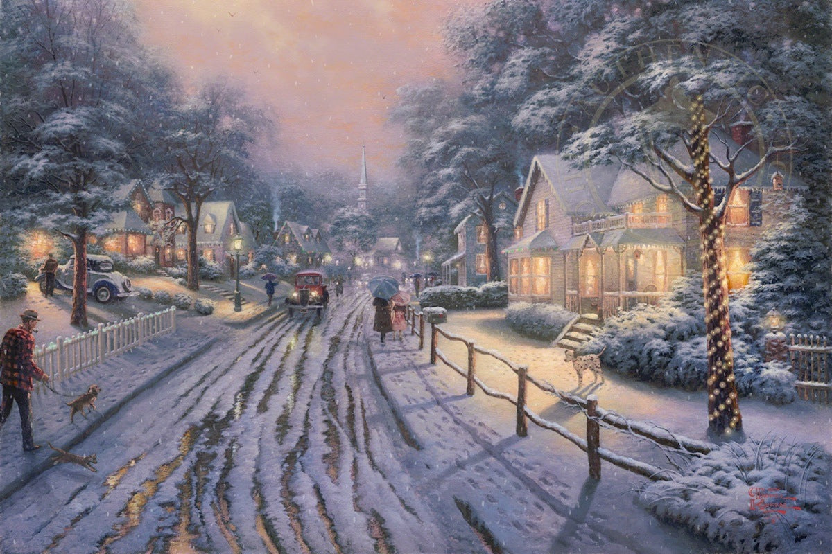 Kinkade-Hometown Christmas Memories