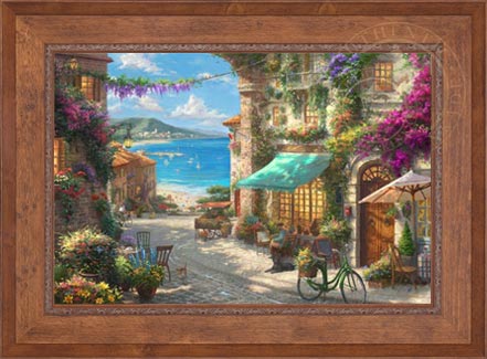 Italian Café, by Thomas Kinkade Studios