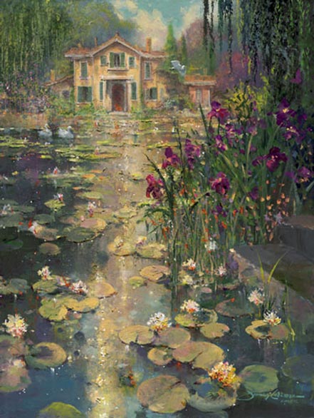 james coleman iris and lilies