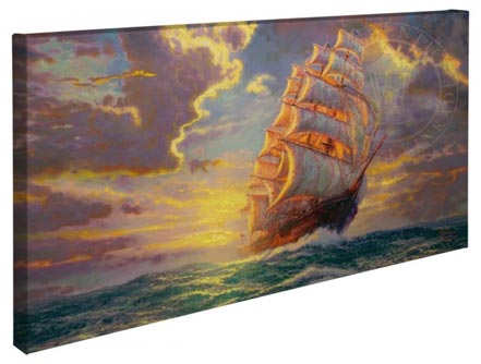 Courageous Voyage – 16&#34; x 31&#34; Gallery Wrapped Canvas