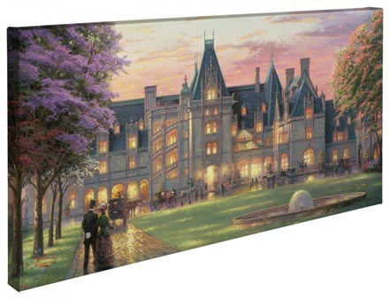 Elegant Evening at Biltmore® – 16&#34; x 31&#34; Gallery Wrapped Canvas
