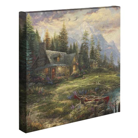 A Father’s Perfect Day – 14″ x 14″ Gallery Wrapped Canvas