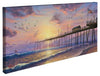 Footprints in the Sand – 16&#34; x 31&#34; Gallery Wrapped Canvas