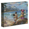 Mickey and Minnie in Hawaii – 8" x 10" Gallery Wrapped Canvas