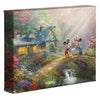Mickey and Minnie - Sweetheart Bridge – 8″ x 10″ Gallery Wrapped Canvas