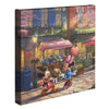 Mickey and Minnie Sweetheart Cafe – 14" x 14" Gallery Wrapped Canvas