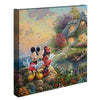 Mickey and Minnie Sweetheart Cove – 14″ x 14″ Gallery Wrapped Canvas