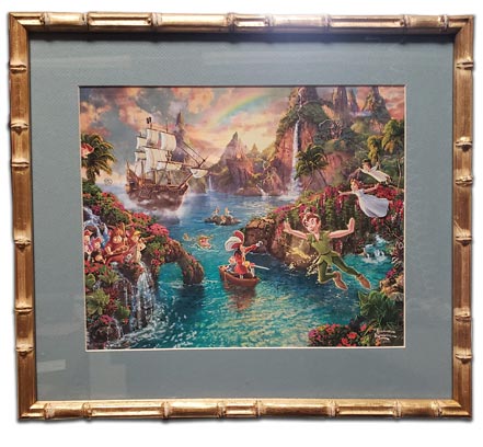 thomas kinkade peter pan's never land
