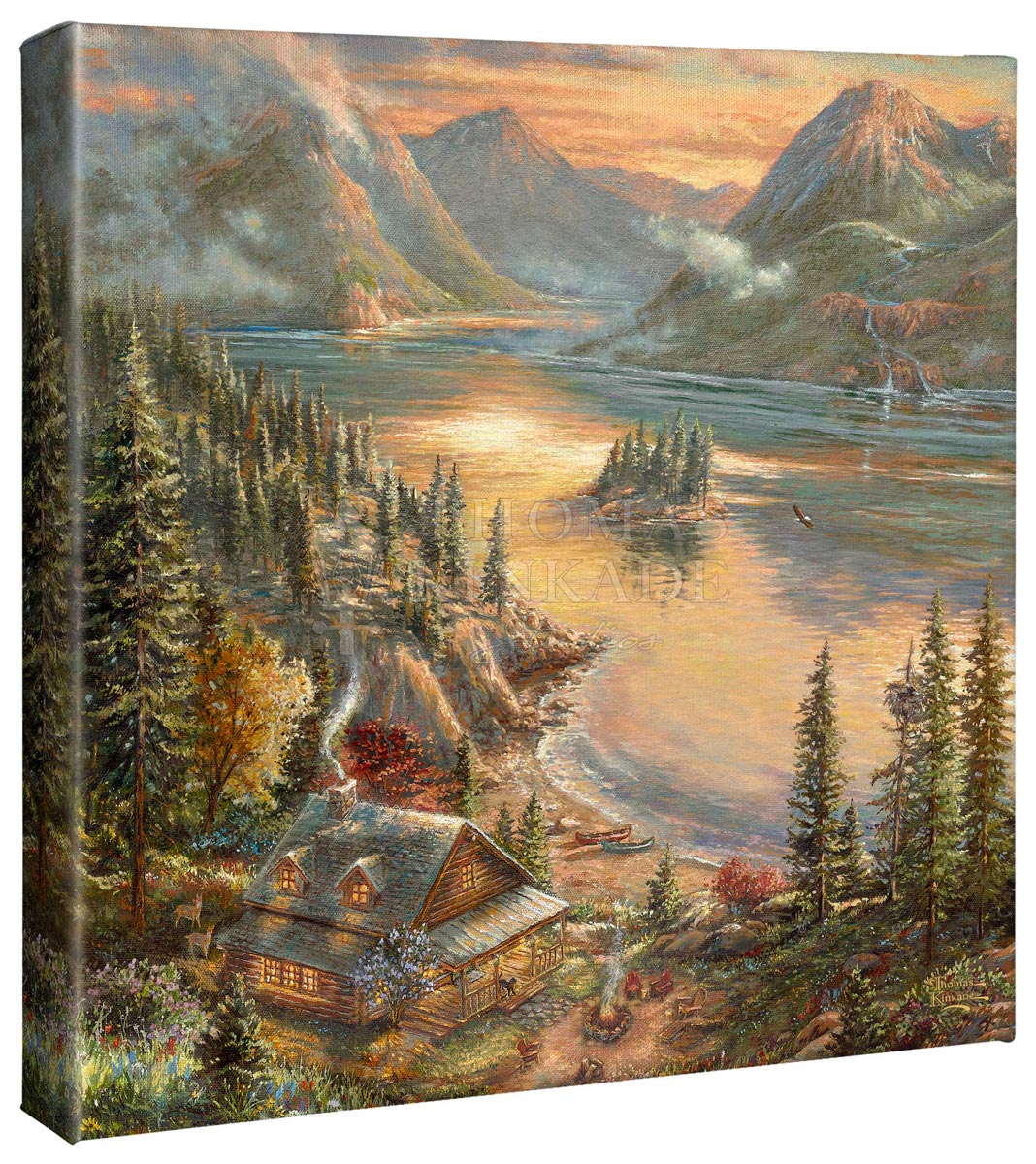 thomas kinkade lakeside splendor