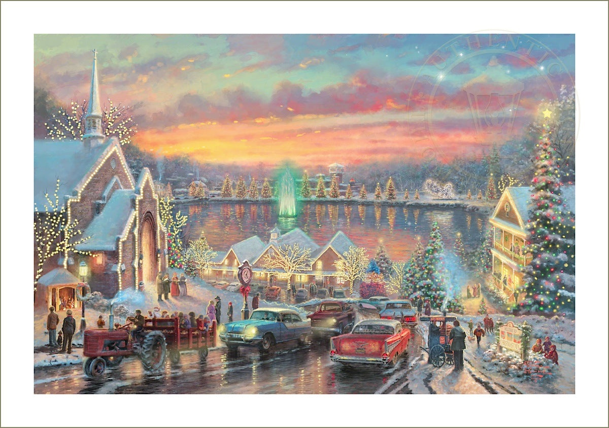Lights of Christmastown, The, by Thomas Kinkade