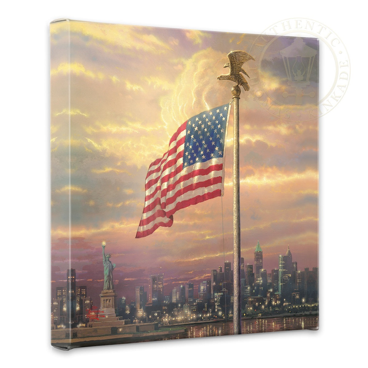 Light of Freedom, The - 14" x 14" Gallery Wrapped Canvas