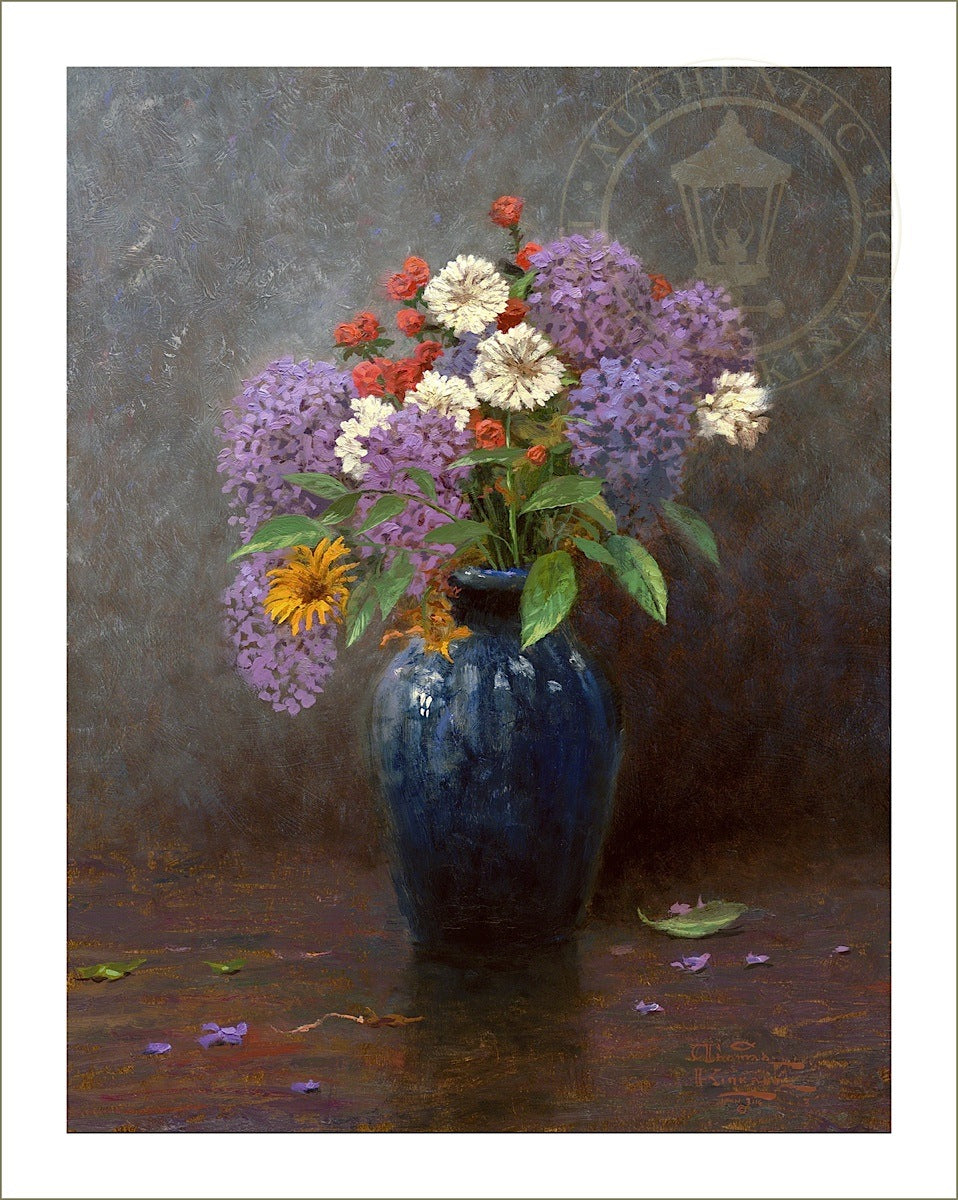 Lilac Bouquet, by Thomas Kinkade