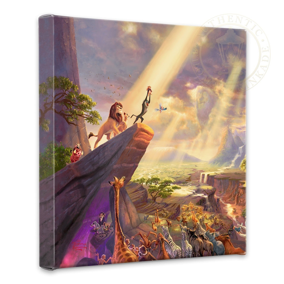 Lion King, The - 14" x 14" Gallery Wrapped Canvas