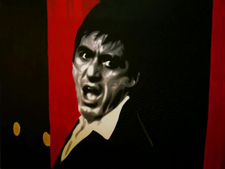 marco toro pacino scarface red black