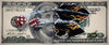michael godard $100 bill snake eyes