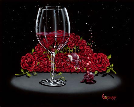 michael godard bed of roses