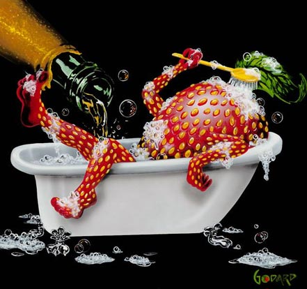 michael godard bubbly bath ii