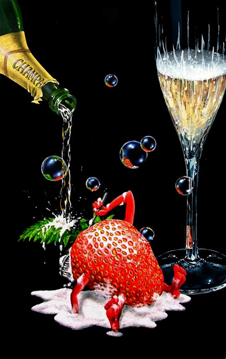 michael godard bubbly bath