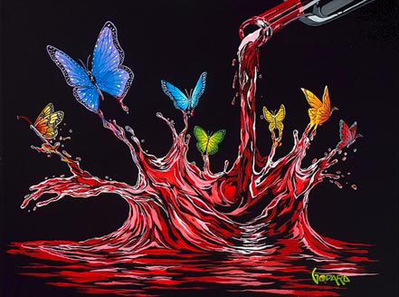 michael godard butterfly dreams