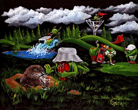 michael godard caddy shack