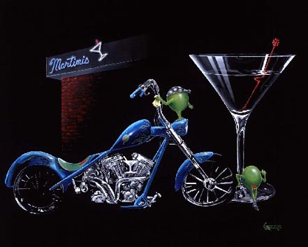 michael godard custom martini