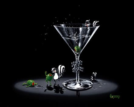 michael godard drunk as a skunk