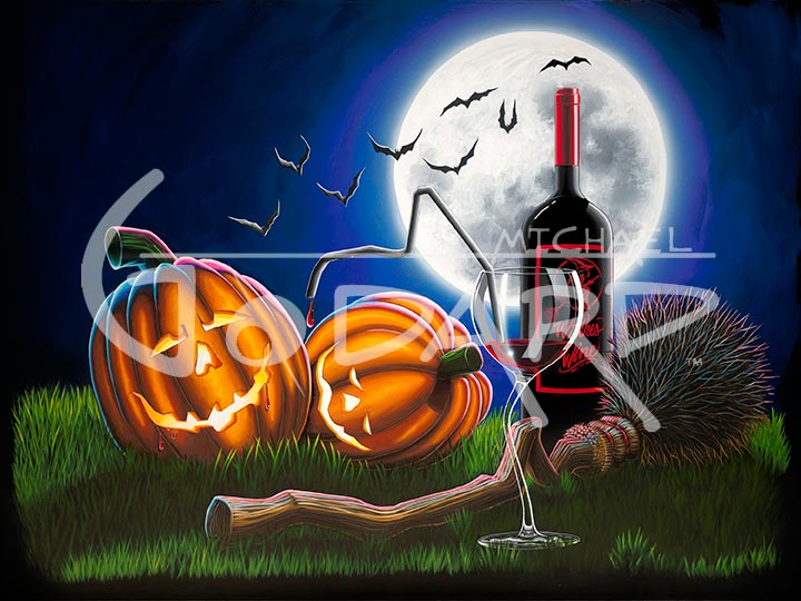 michael godard drunken pumpkins