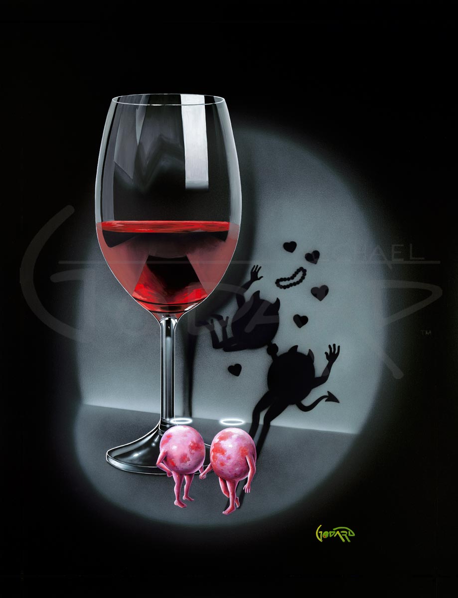 michael godard first date red wine